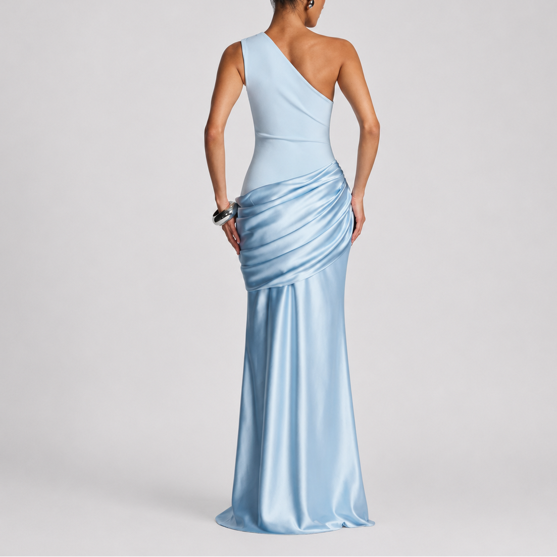 Women's Elegant One Shoulder Maxi Dress