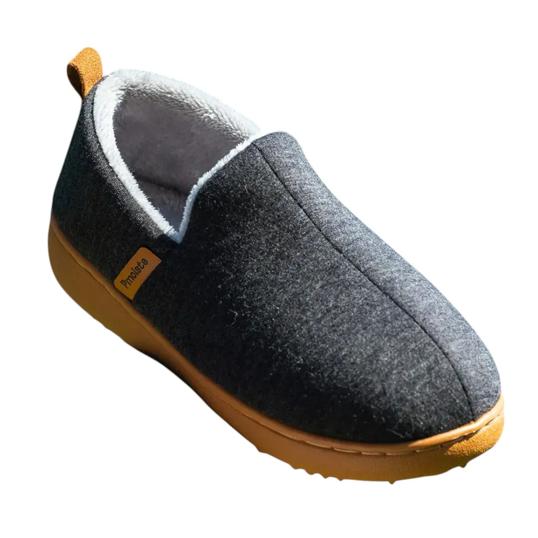 Women's Cushioned Slippers | Fleece Lined Hard Sole House Shoes – Warm Indoor Footwear