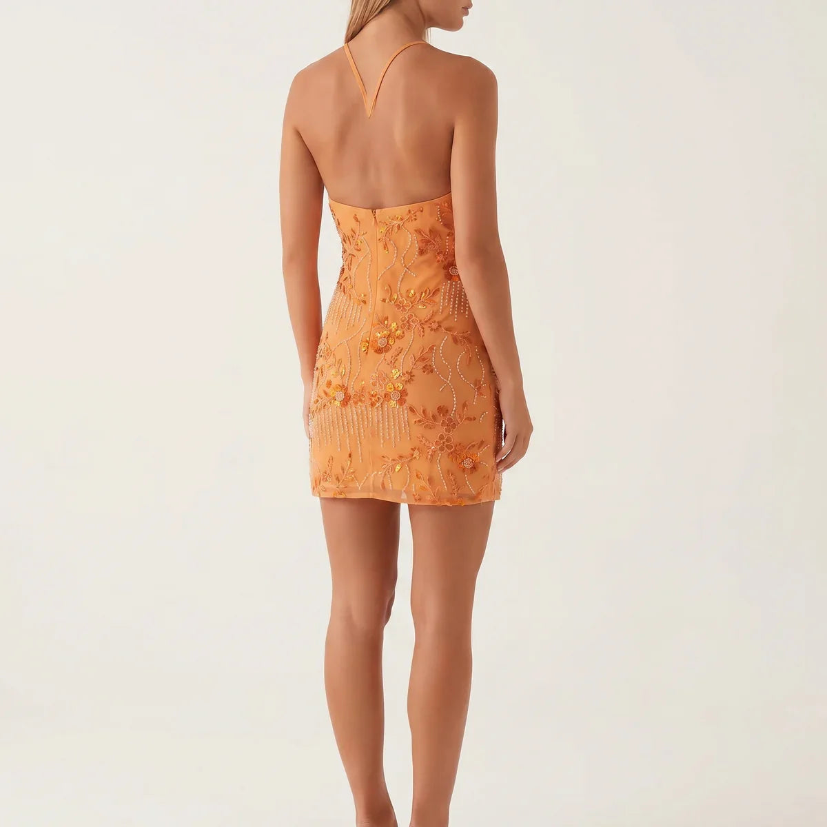 Stylish Floral Embroidered Mini Dress for Women – Effortless Everyday Style