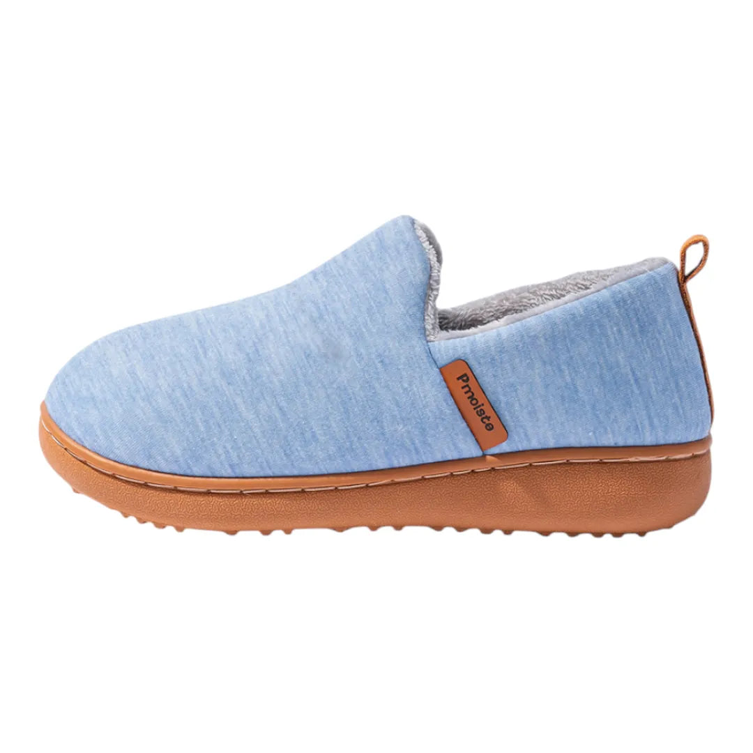 Women's Cushioned Slippers | Fleece Lined Hard Sole House Shoes – Warm Indoor Footwear