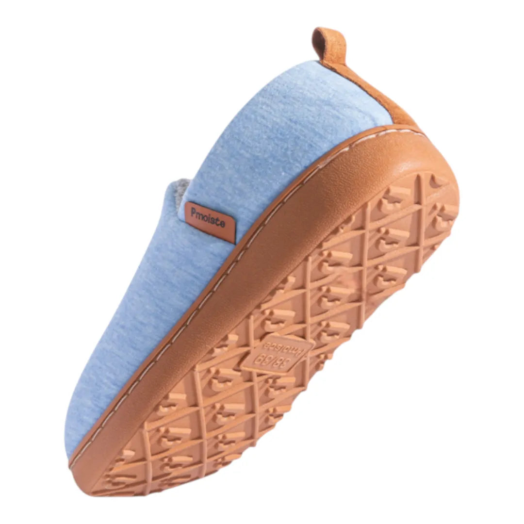 Women's Cushioned Slippers | Fleece Lined Hard Sole House Shoes – Warm Indoor Footwear