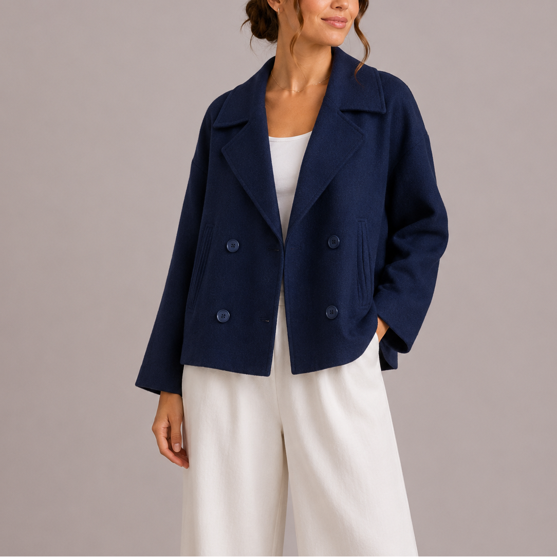 Minimalist Fitted Jacket for Women – Modern Structure, Effortless Elegance – Transitional Season Essential