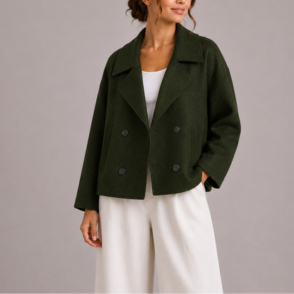 Minimalist Fitted Jacket for Women – Modern Structure, Effortless Elegance – Transitional Season Essential