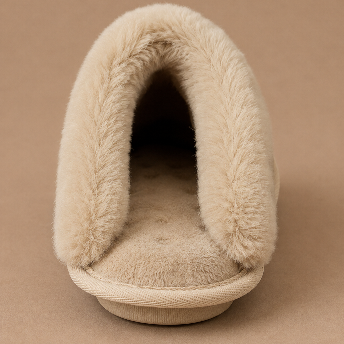 Women’s Suede Mule Slippers – Warm Fur Lined Indoor House Shoes – Comfortable Home Slippers for Women