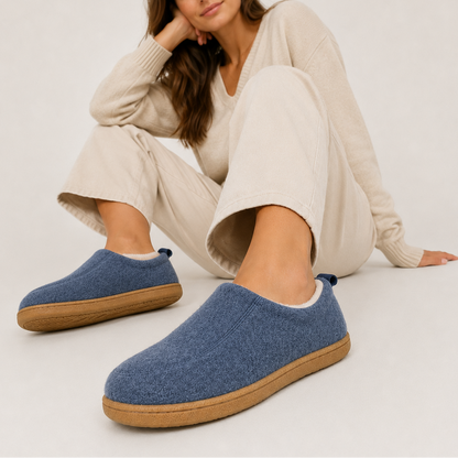 Unisex Orthopedic Slippers – Warm Fleece Lined Supportive House Shoes – Cosy House Shoes UK