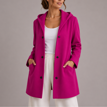 Women's Casual Hooded Cardigan with Pockets
