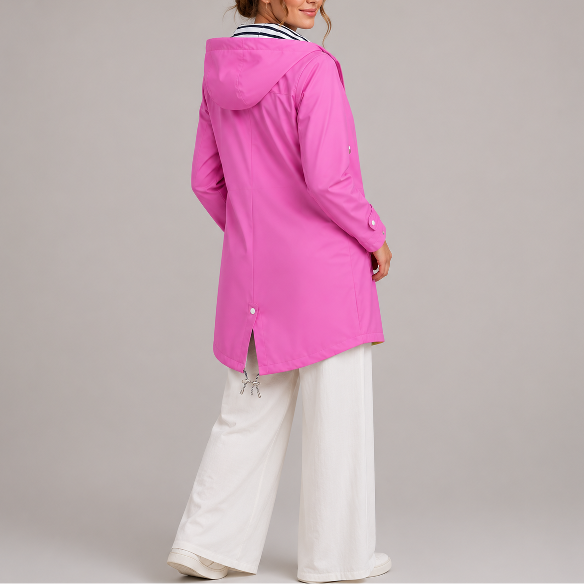 Women's Waterproof Jacket Timeless Elegance – Transitional Season Essential