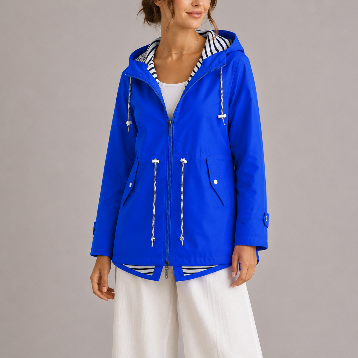 Women's Waterproof Jacket Timeless Elegance – Transitional Season Essential