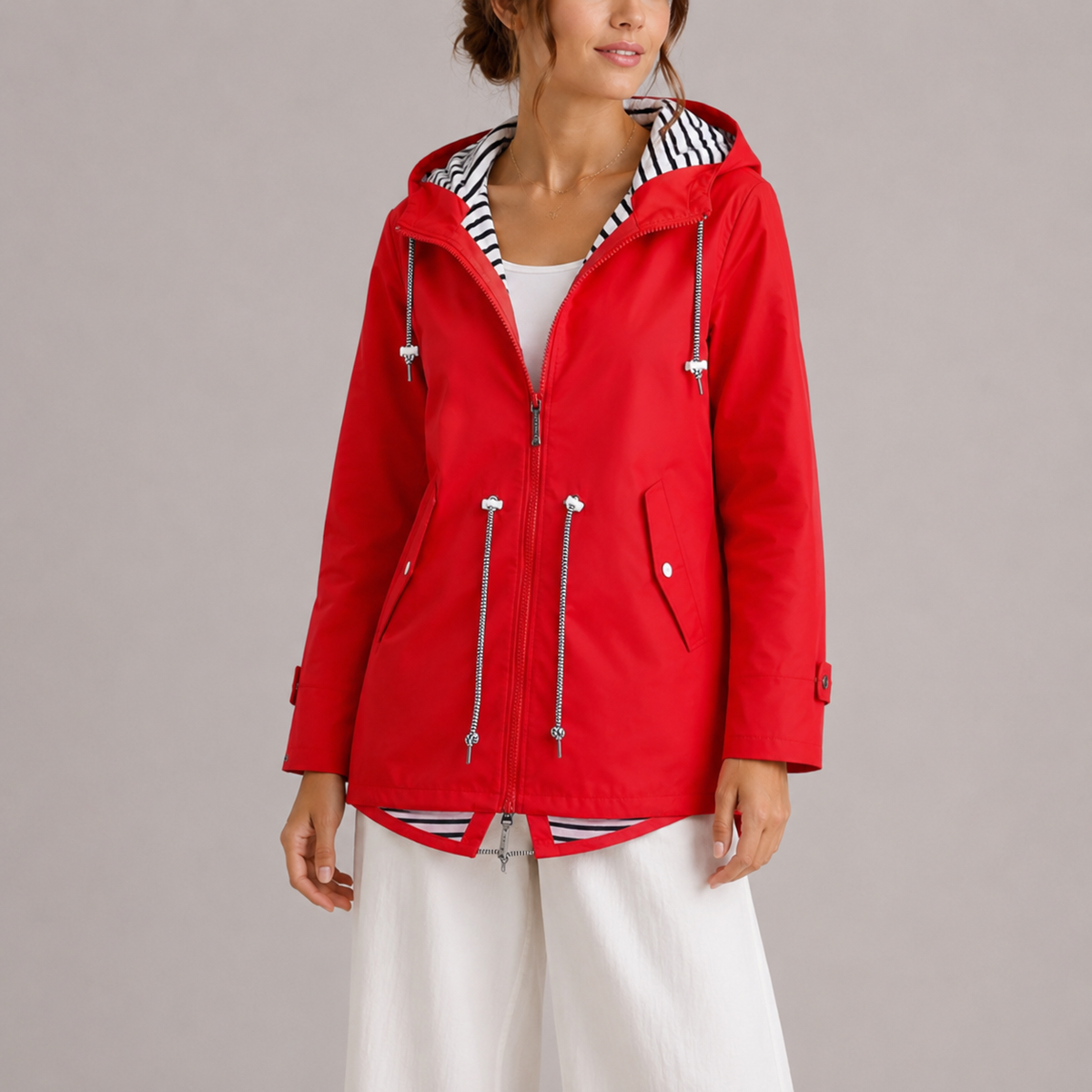 Women's Waterproof Jacket Timeless Elegance – Transitional Season Essential