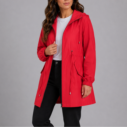 Women's Lightweight Waterproof Rain Coat with Hood
