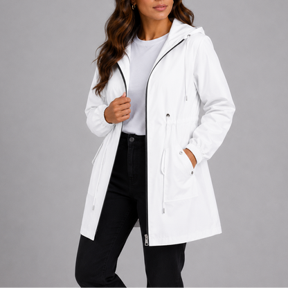 Women's Lightweight Waterproof Rain Coat with Hood