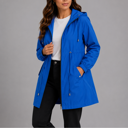 Women's Lightweight Waterproof Rain Coat with Hood