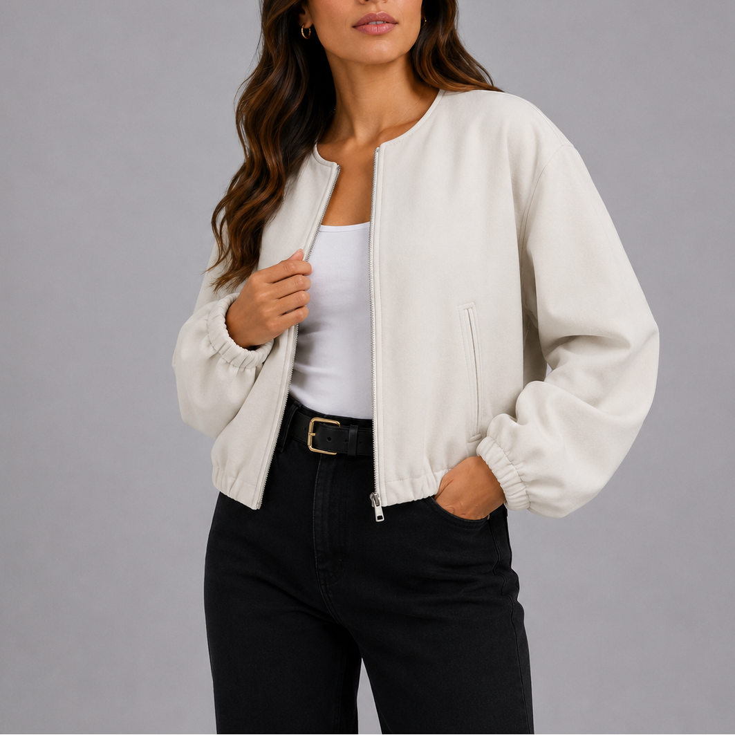 Women's Lightweight Bomber Jacket – Effortless Everyday