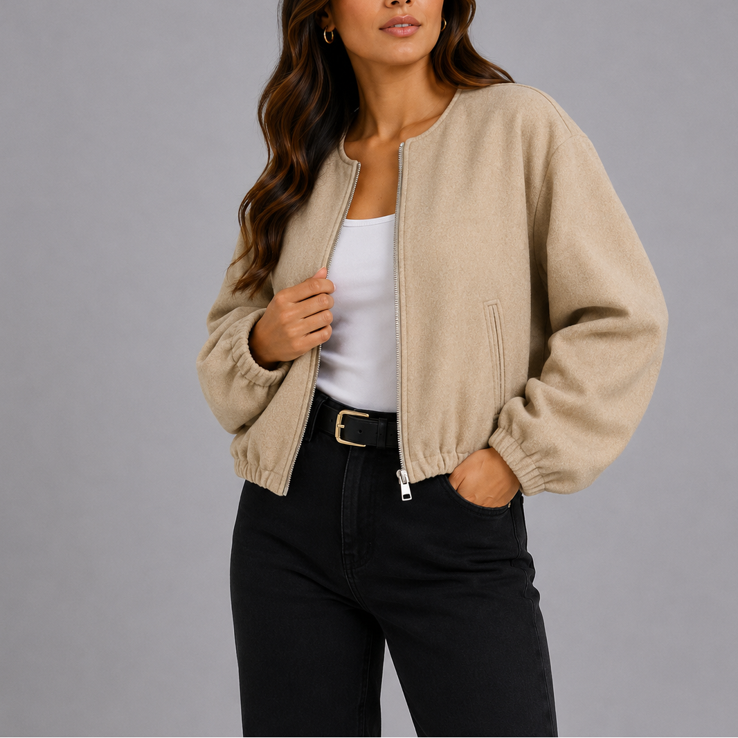 Women's Lightweight Bomber Jacket – Effortless Everyday