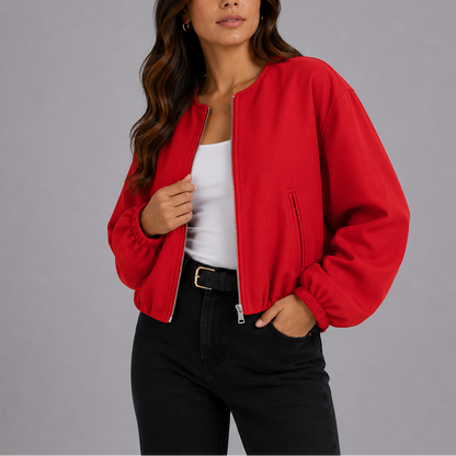 Women's Lightweight Bomber Jacket – Effortless Everyday
