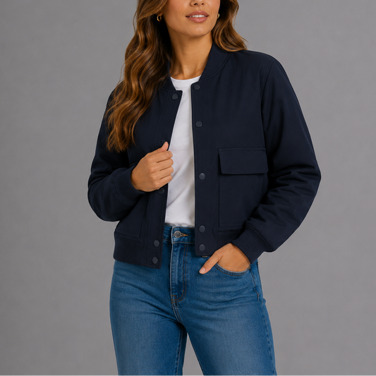 Everyday Bomber Jacket Women – Lightweight Everyday Style – Everyday Outerwear UK