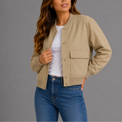 Everyday Bomber Jacket Women – Lightweight Everyday Style – Everyday Outerwear UK