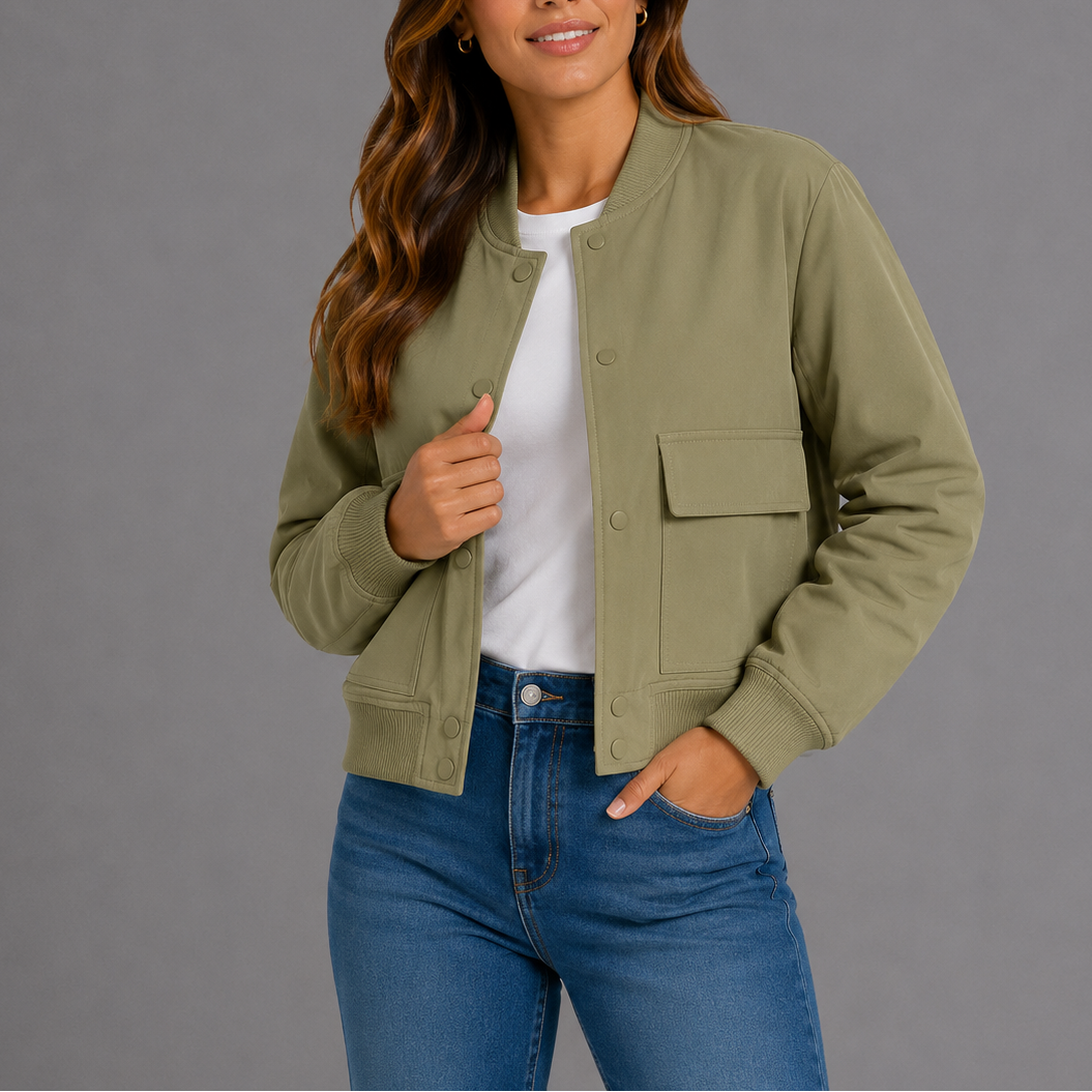 Everyday Bomber Jacket Women – Lightweight Everyday Style – Everyday Outerwear UK
