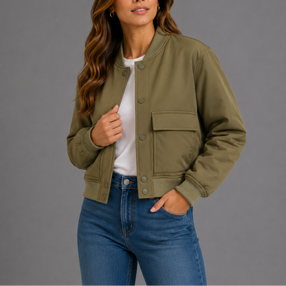 Everyday Bomber Jacket Women – Lightweight Everyday Style – Everyday Outerwear UK