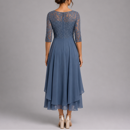Women's Embroidered Lace Midi Dress | Wedding Guest