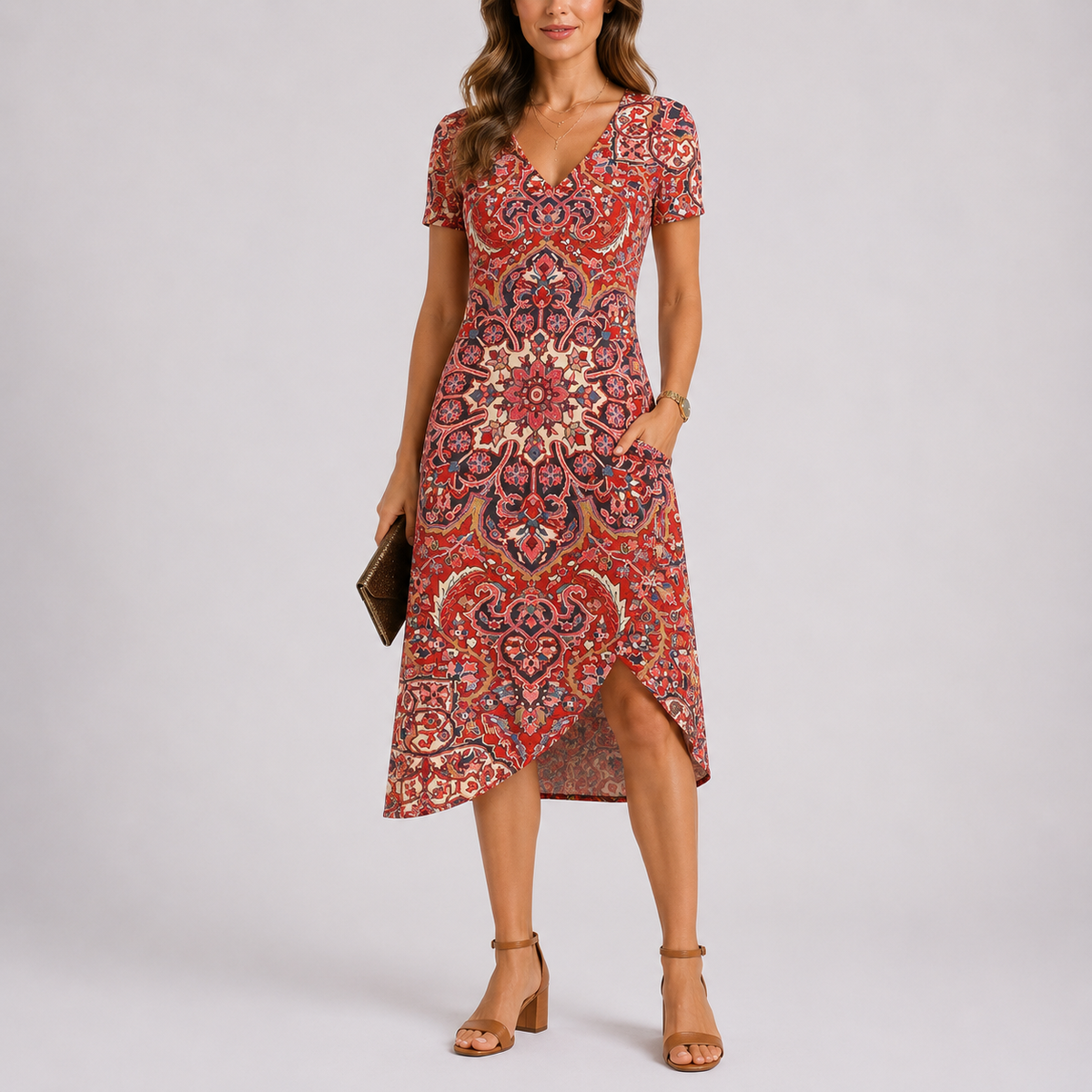 Women's Comfortable Maxi Dress | Casual Summer Dress | V-Neck