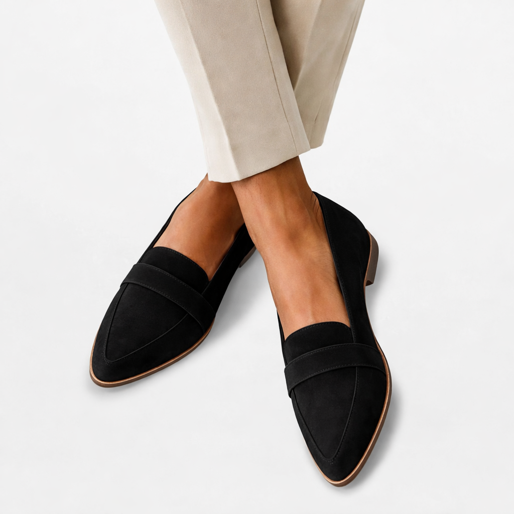 Women’s Orthopedic Soft Suede Loafers – Stylish Perfect Fit – Supportive Walking Shoe