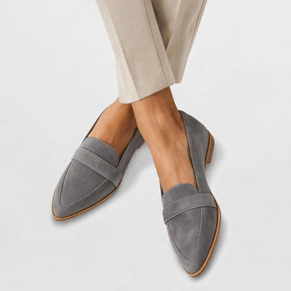 Women’s Orthopedic Soft Suede Loafers – Stylish Perfect Fit – Supportive Walking Shoe