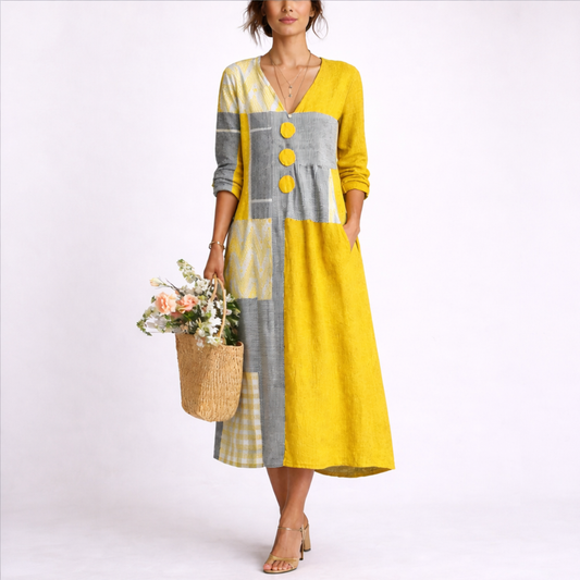 Women's Effortless Summer Midi Dress – Breathable Easygoing