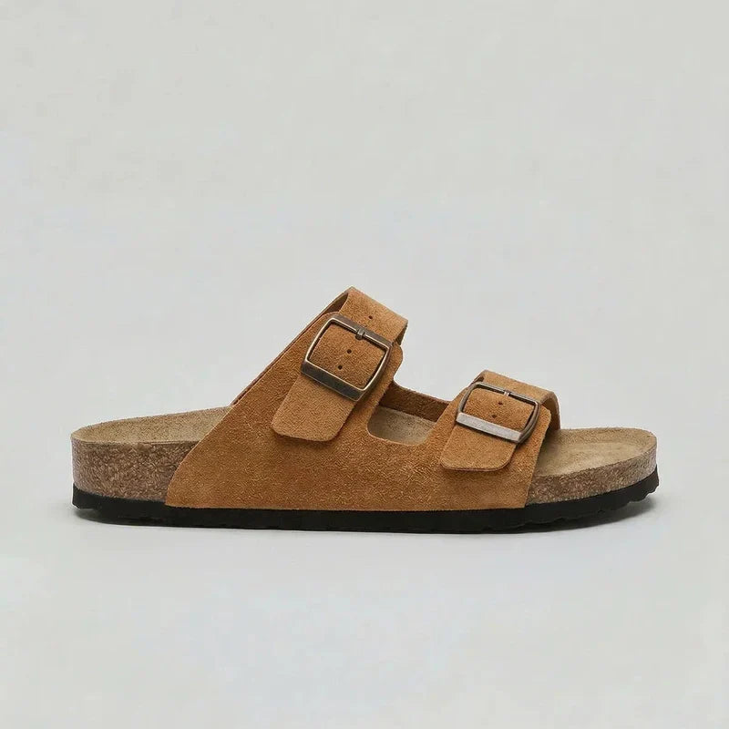 Unisex Double-Strap Sandals | Adjustable Buckle Comfort – Comfortable Summer Footwear UK