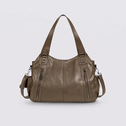 Timeless Everyday Tote – Stylish Spacious Shoulder Bag in Soft Vegan Leather – Everyday Accessory UK