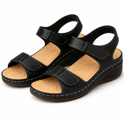 Women’s Orthopedic Walking Sandals – Wedge Heel Comfort Fit – Everyday Walking Comfort