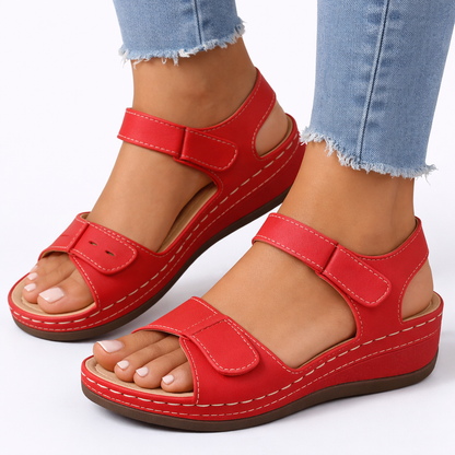 Women’s Orthopedic Walking Sandals – Wedge Heel Comfort Fit – Everyday Walking Comfort