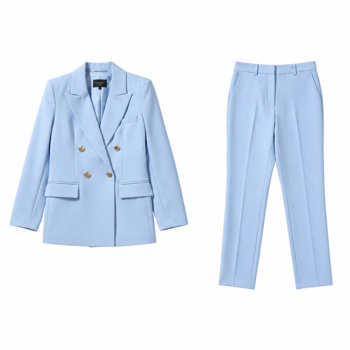 Women’s Tailored Blazer and Trousers Two Piece Suit Set – Coordinated Outfit for Women