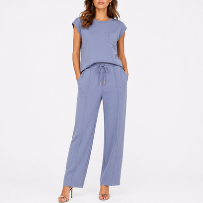 Women’s Relaxed Fit Two Piece Set – Everyday Summer Outfit – Matching Two-Piece Set UK
