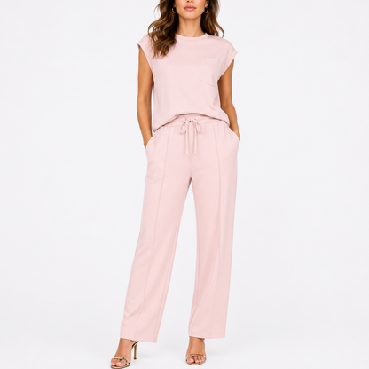 Women’s Relaxed Fit Two Piece Set – Everyday Summer Outfit – Matching Two-Piece Set UK