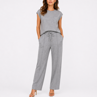 Women’s Relaxed Fit Two Piece Set – Everyday Summer Outfit – Matching Two-Piece Set UK