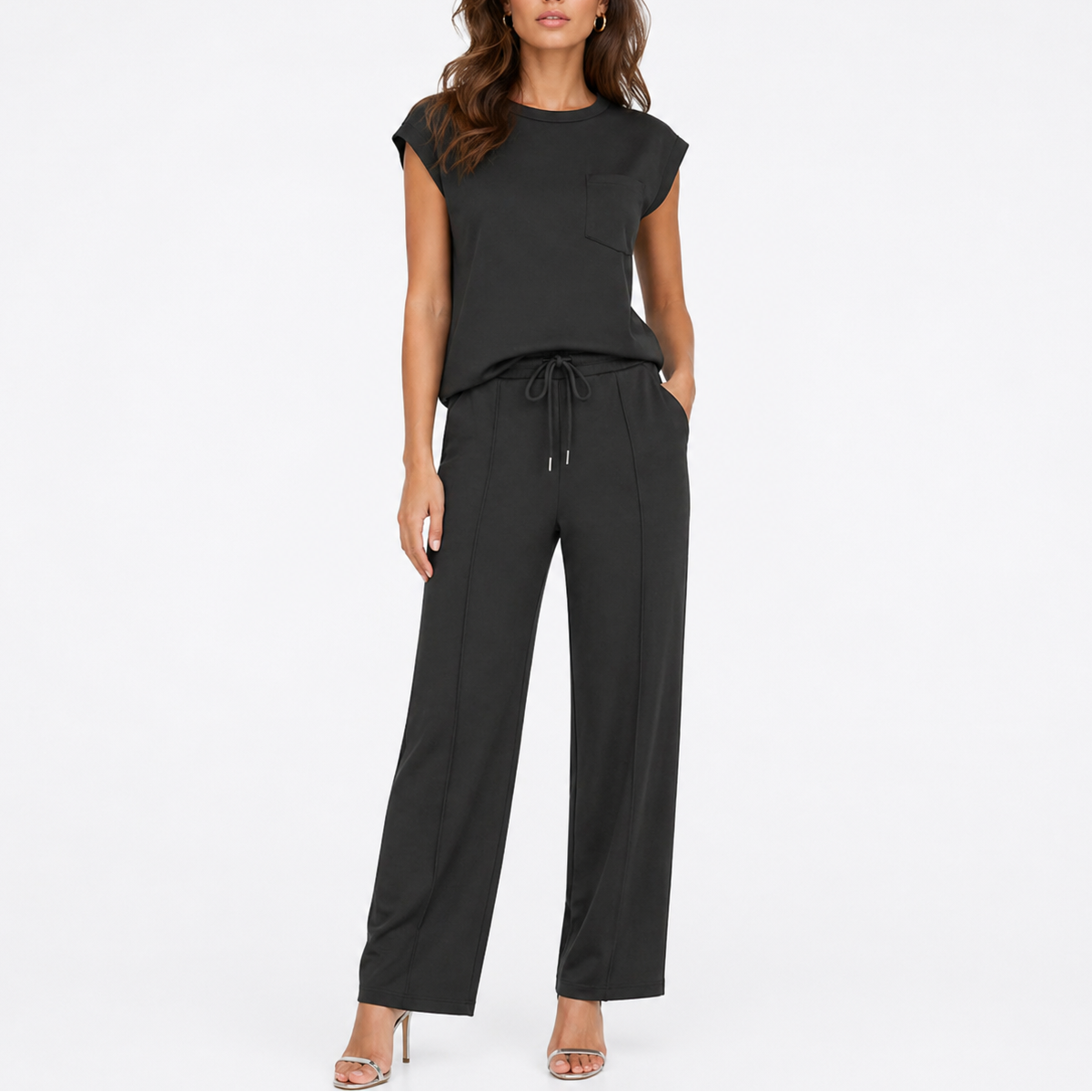 Women’s Relaxed Fit Two Piece Set – Everyday Summer Outfit – Matching Two-Piece Set UK