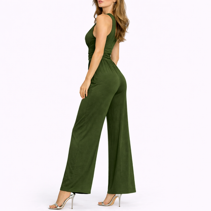 Women's Chic Sleeveless Wide-Leg Jumpsuit – Upgrade Wardrobe