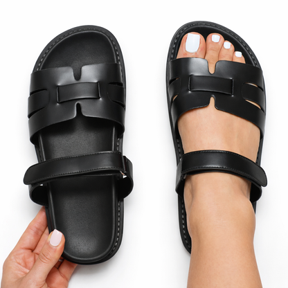 Women’s Comfort Walking Sandals – Adjustable Fit, Everyday Support – Supportive Warm Weather Shoe