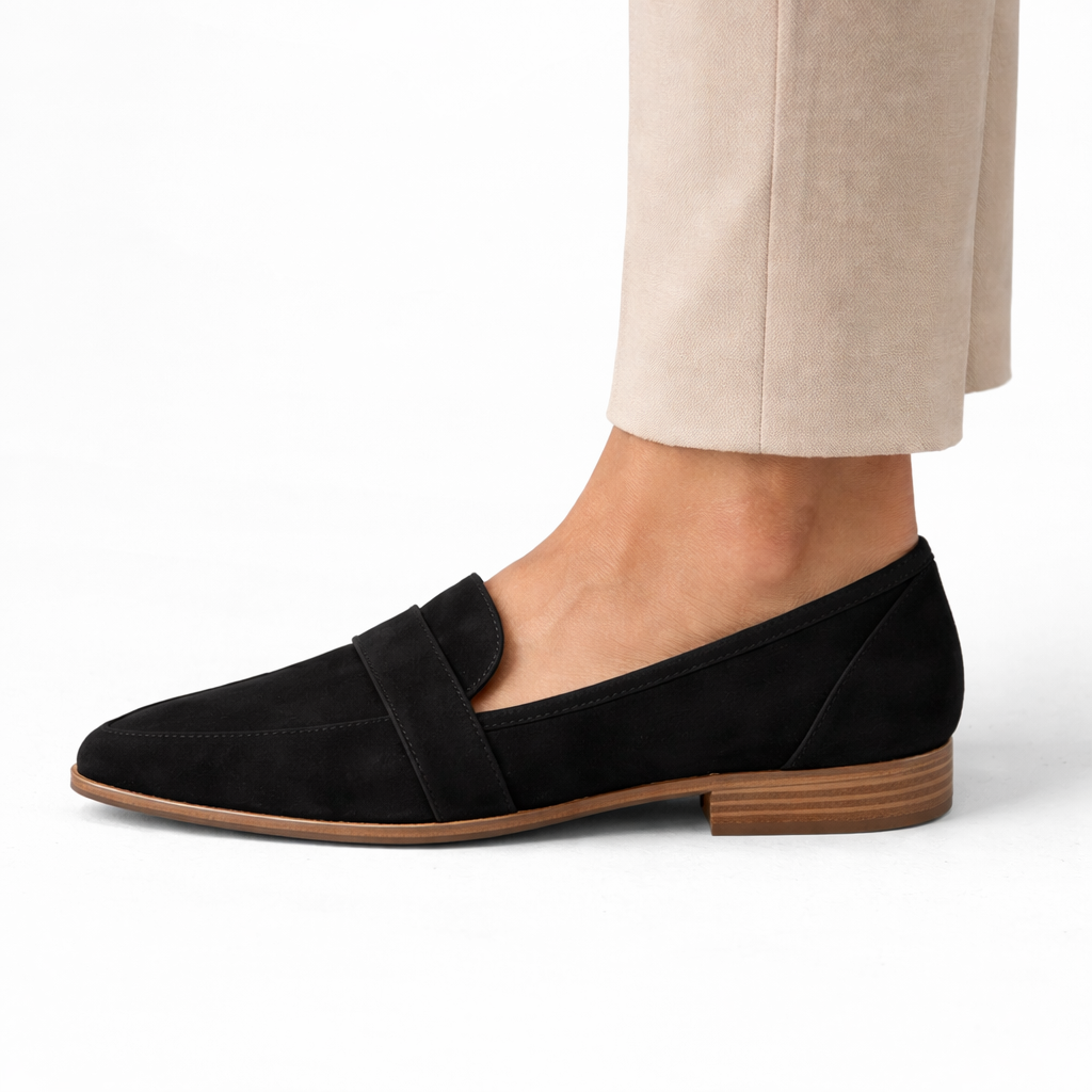 Women’s Orthopedic Soft Suede Loafers – Stylish Perfect Fit – Supportive Walking Shoe