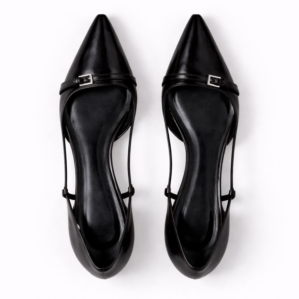 Women’s Patent Slingback Heels — Stylish Pointed Toe – Elegant Occasion Footwear UK