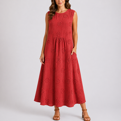 Women’s Floral Relaxed Fit Summer Midi Dress – Elegant Occasion Wear UK