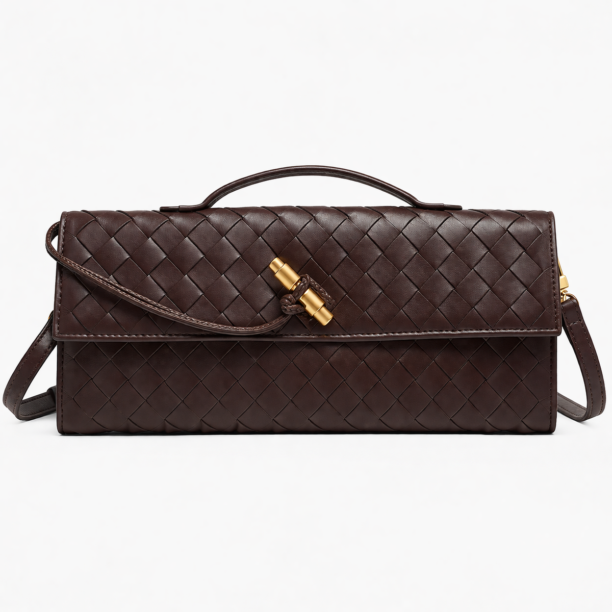 Luxury Woven Clutch Bag – Stylish Evening Shoulder Style – Everyday Accessory UK