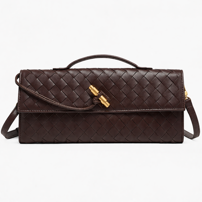 Luxury Woven Clutch Bag – Stylish Evening Shoulder Style – Everyday Accessory UK