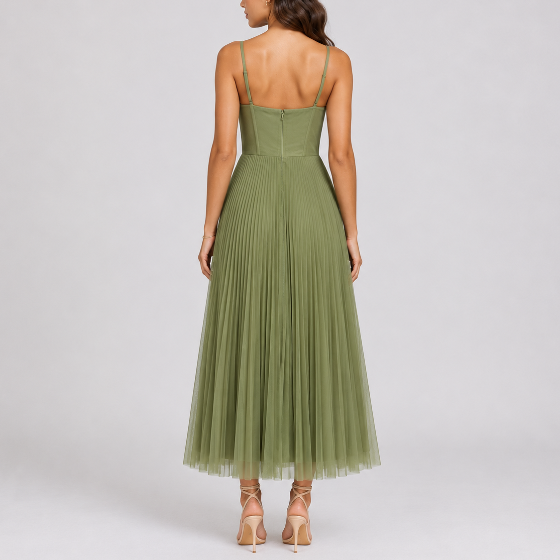 Women’s Stylish Pleated Maxi Dress for Weddings & Events – Elegant Occasion Wear UK