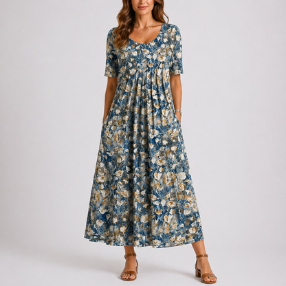 Women’s Everyday Floral Midi Dress – Elegant Occasion Wear UK