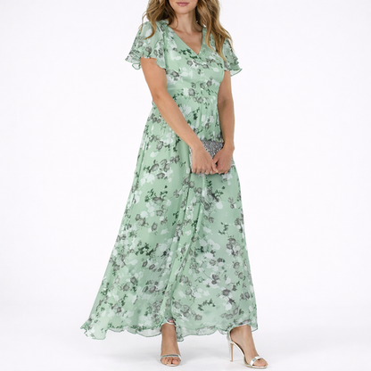 Women’s Floral Maxi Dress – Stylish Flowy Style – Elegant Occasion Wear UK