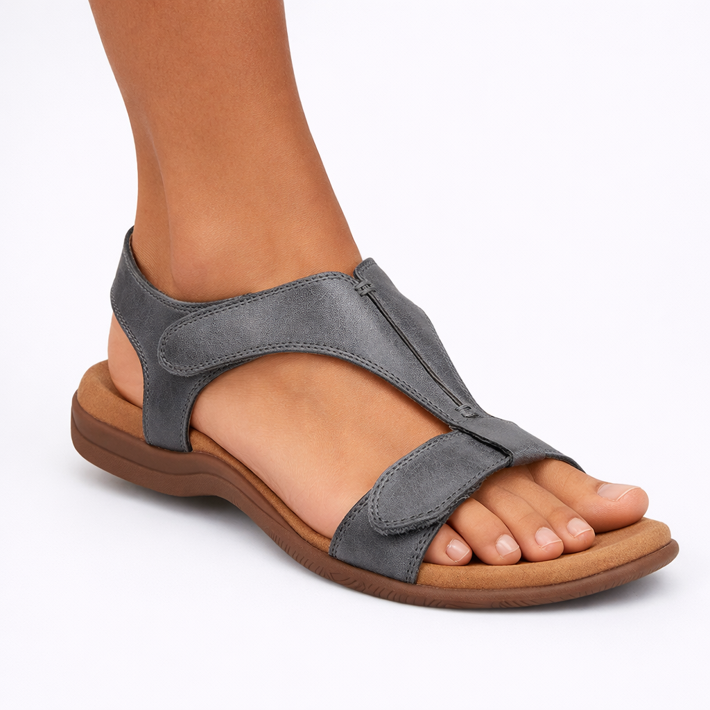 Women’s Orthopedic Sandals – Adjustable Straps, Cushioned Support – Comfortable Summer Footwear UK