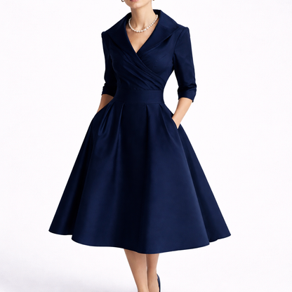 Women's Chic Midi Dress – Effortless Elegance