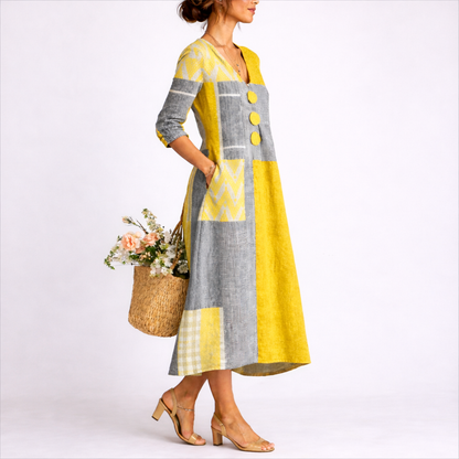 Women's Effortless Summer Midi Dress – Breathable Easygoing